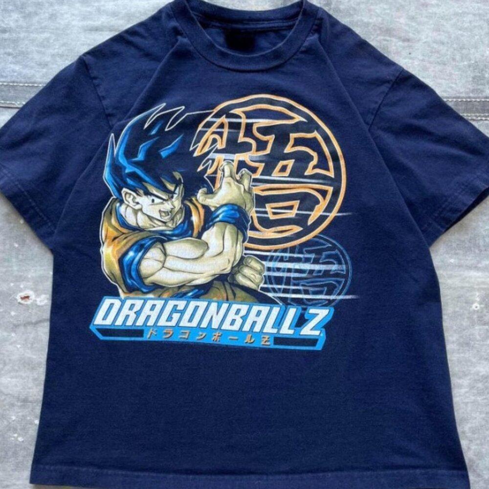 Y2K Goku Trunks Vegeta Dragon Ball Z Anime Shirt Retro